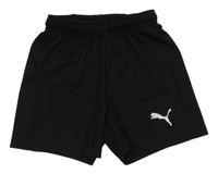 Černé sportovní funkční kraťasy s logem Puma
