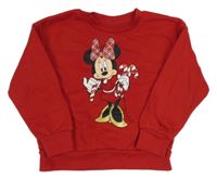 Červená mikina s Minnie 