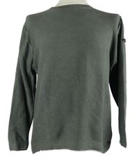 Pánský khaki svetr Engbers 