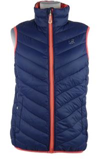 Dámská tmavomodrá šusťáková zateplená funkční vesta 211 of Sweden