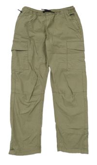 Béžové plátěné cargo kalhoty Next