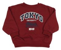 Červená mikina s nápisem Primark