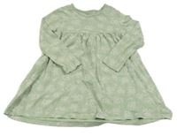 Zelené květinové bavlněné šaty s listy George