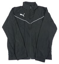 Černo-bílá šusťáková jarní bunda Puma