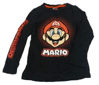 Černé triko s Máriem 