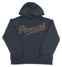 Tmavošedá mikina s logem a kapucí Pineapple