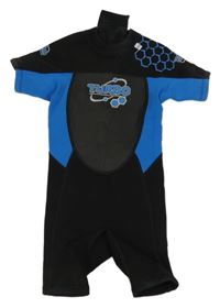 Černo-modrý neopren s logem Turbo 