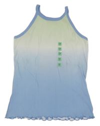 Nové - Světlemodro-limetový ombré žebrovaný Matalan