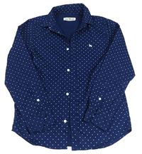 Tmavomodrá košile se vzorem H&M