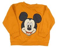Oranžová mikina s Mickeym LC Waikiki