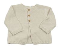 Smetanový propínací svetr Matalan