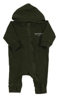 Khaki tepláková kombinéza s logem a kapucí McKenzie