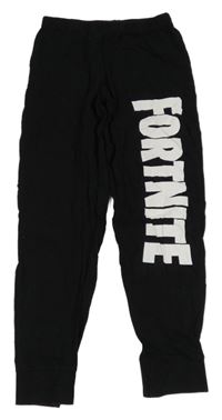 Černé pyžamové kalhoty Fortnite