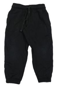 Černé cuff tepláky 