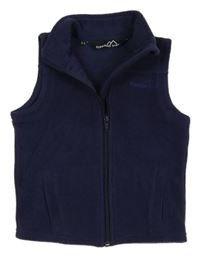 Tmavomodrá fleecová vesta s logem Freedom Trail