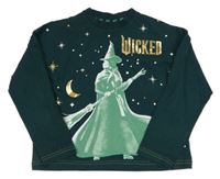 Tmavozelené triko Wicked 