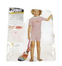 Nové - 2set - Světlerůžovo-bílé UV tričko s potiskem + kraťasy Crivit