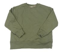 Khaki zateplená mikina Next