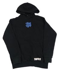 Černá mikina s Fortnite a kapsou a kapucí H&M
