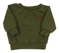 Khaki mikina s dinosaurem Next