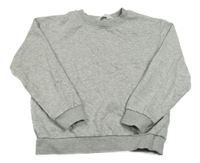 Šedá melírovaná mikina H&M