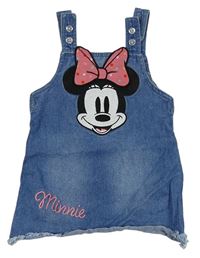 Modré riflové šaty s Minnie Disney