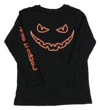 Černé triko s dýní Dunnes