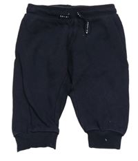 Tmavomodré tepláky H&M