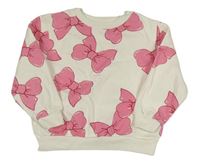 Smetanová mikina s mašlemi H&M