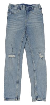 Světlemodré džegíny s prošoupáním H&M