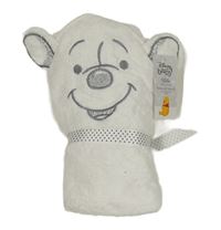 Nové - Bílá froté osuška s kapucí s Púem George