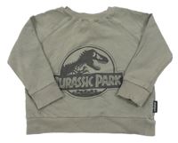 Šedá mikina s dinosaurem - Jurský park