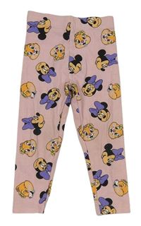 Světlerůžové tepláky s Minnie Disney