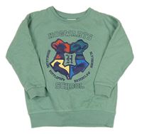 Zelená mikina s potiskem - Harry Potter 