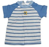 Bílo-modré pruhované tričko Tiny Ted