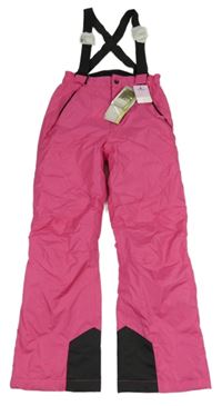 Nové - Růžové šusťákové funkční laclové oteplovačky Crane