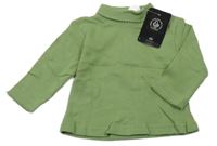 Nové - zelené triko s rolákem 