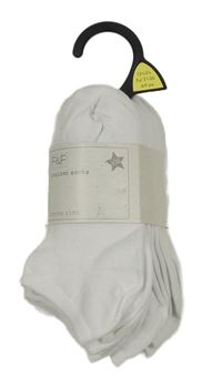 Nové - 10x bílé kotníkové ponožky F&F