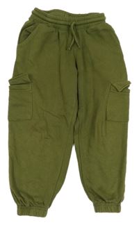 Zelené tepláky s kapsami H&M