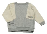 Šedo-béžová mikina George