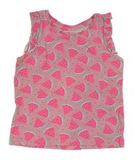 Růžový top s melouny Primark