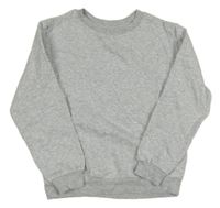 Světlešedá melírovaná mikina H&M