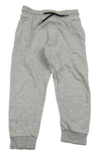 Světlešedé melírované tepláky George