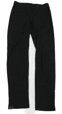 Černé thermo kalhoty Decathlon