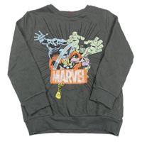 Antracitová mikina se superhrdiny George