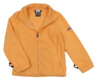 Oranžová fleecová propínací funkční mikina McKinley