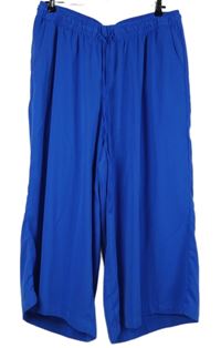Dámské modré culottes kalhoty 