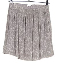 Dámská starorůžová vzorovaná plisovaná sukně Reserved 