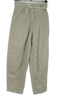 Dámské béžové barrel rifle Topshop 