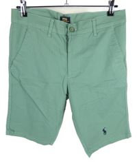 Pánské světlezelené plátěné chino kraťasy Ralph Lauren